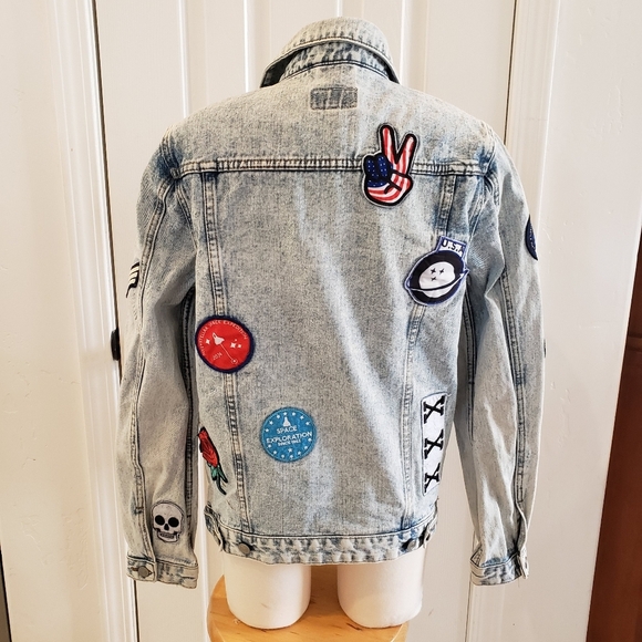 Jean jacket ASOS size Small Long - Picture 6 of 13